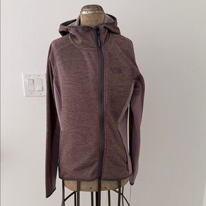 The North Face Women's Hooded Zip Jacket in Mauve and Dusty Rose